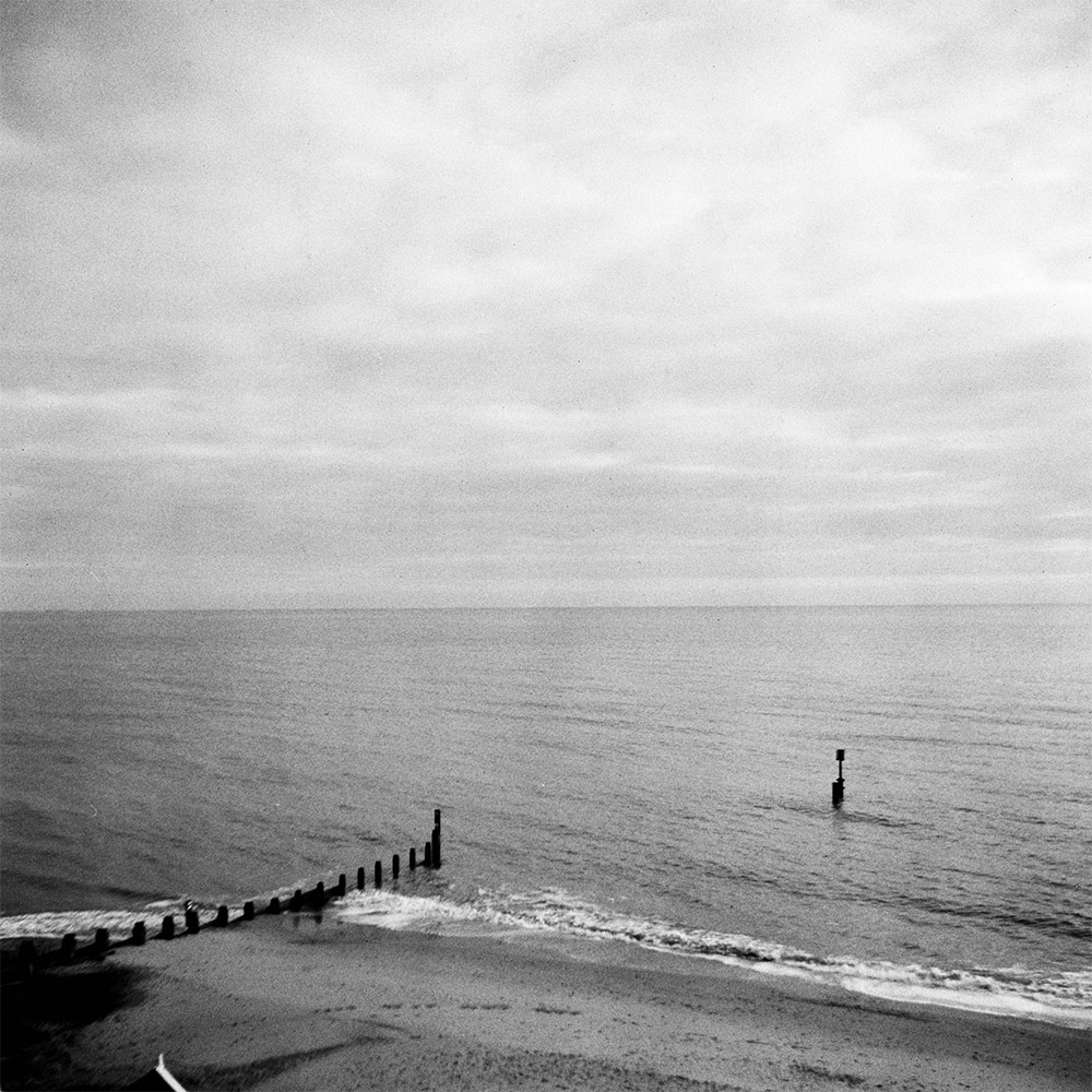 Groynes in sea