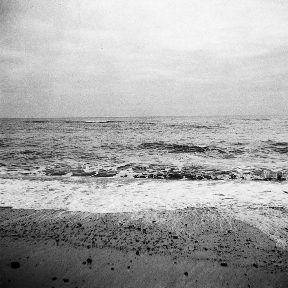 Waves on beach