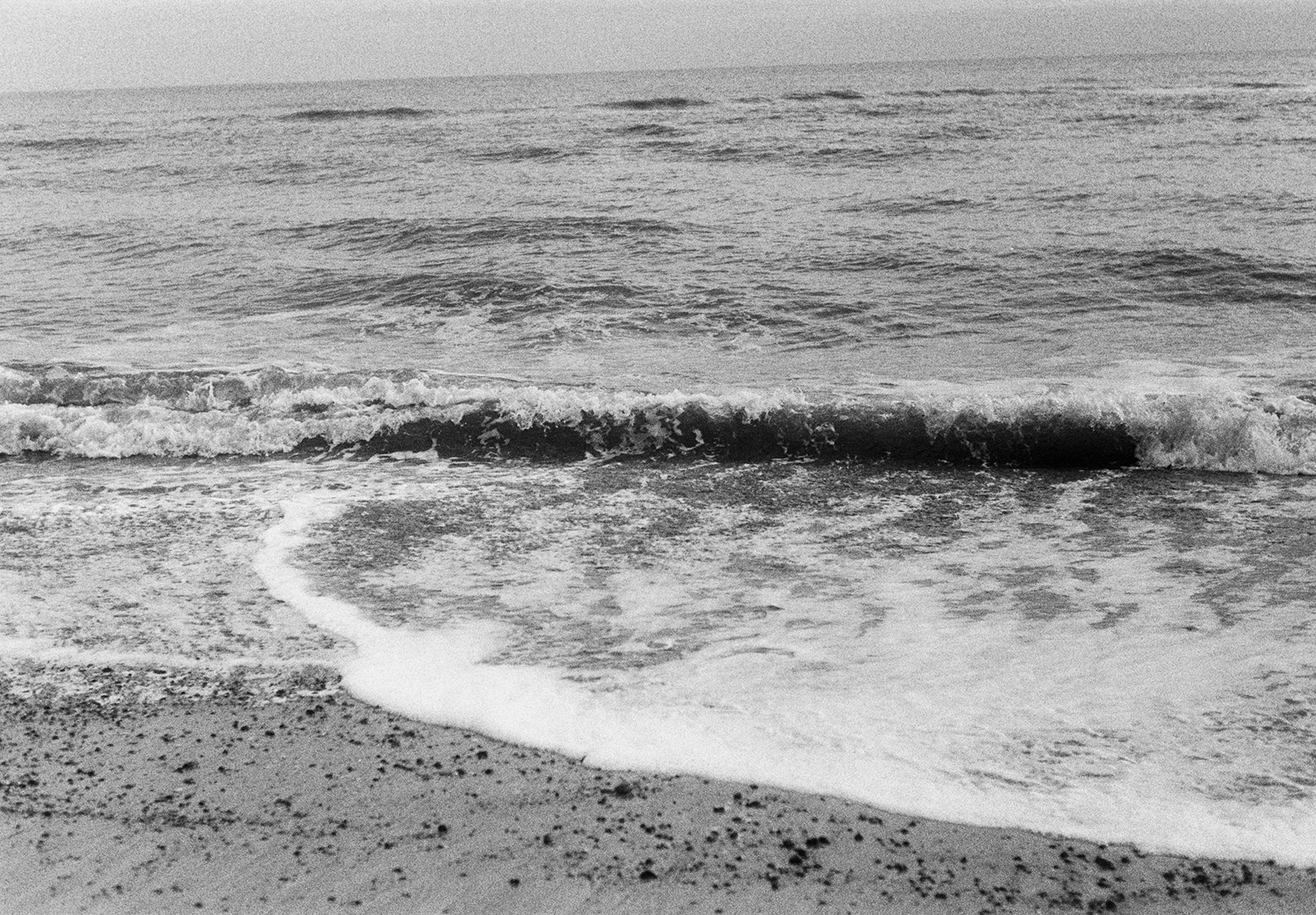 Waves on sand