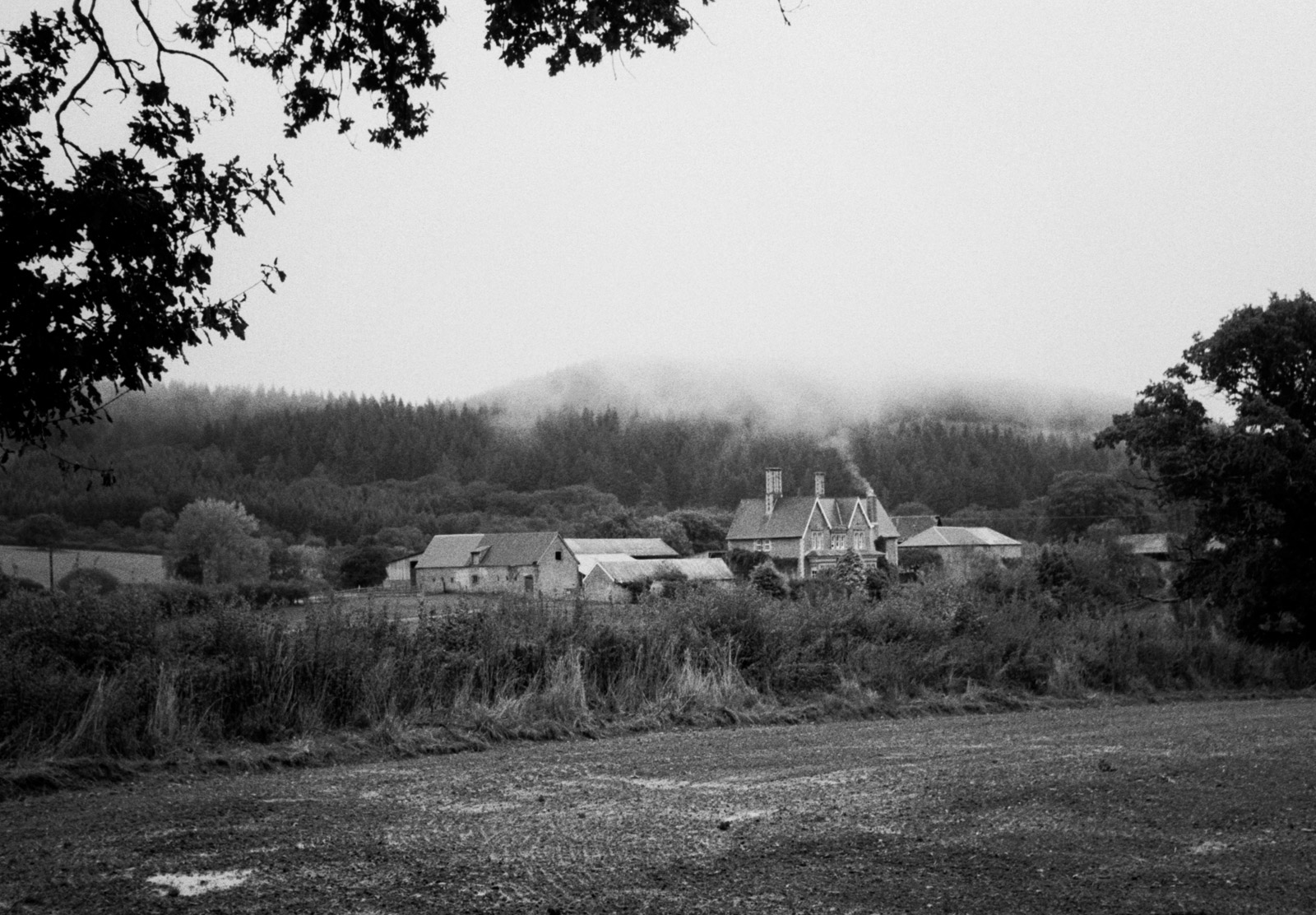 Old lodge in the countryside