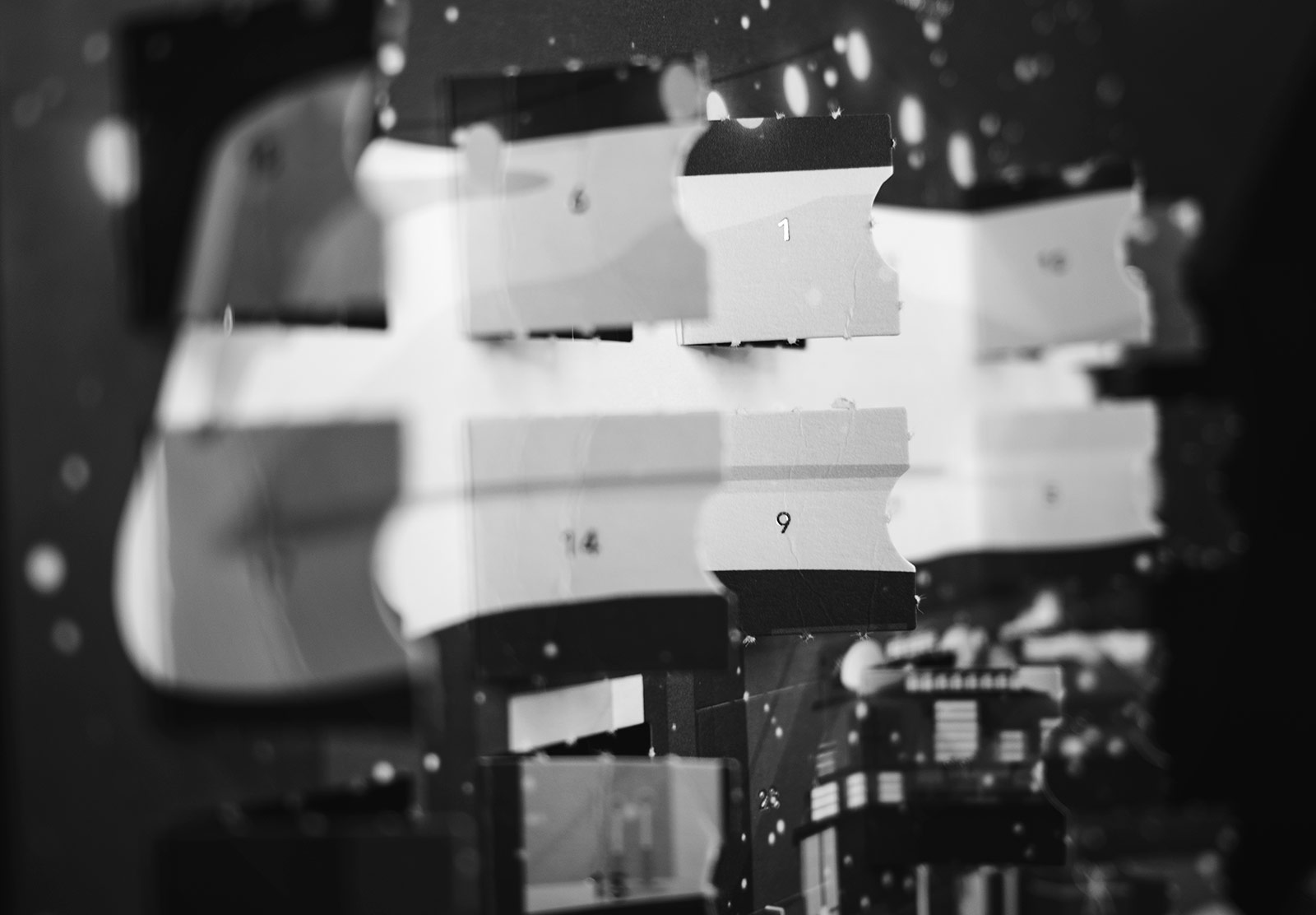 Card advent doors
