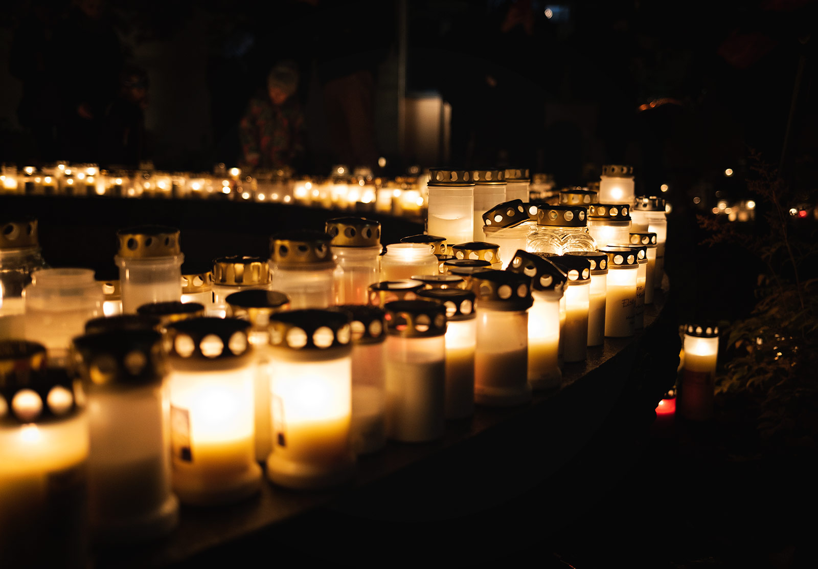 Collection of lit candles