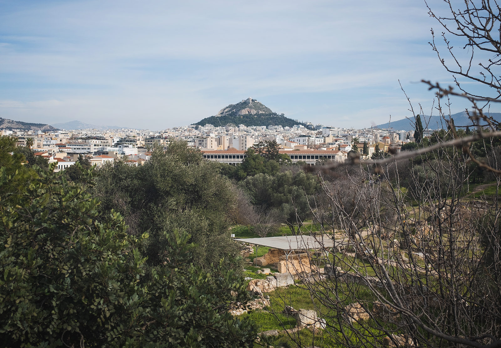 Hill in the distance
