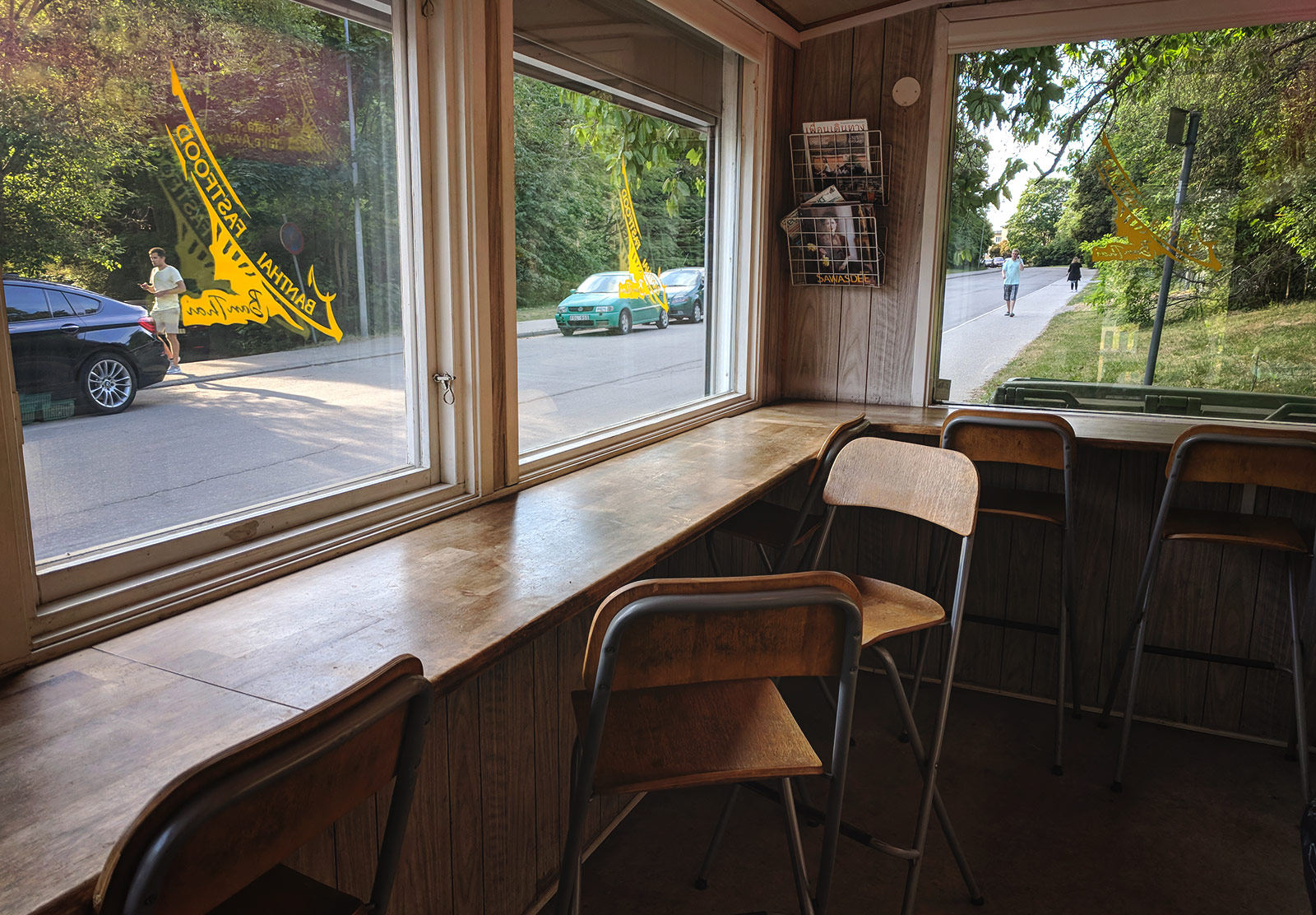 Thai takeaway interior