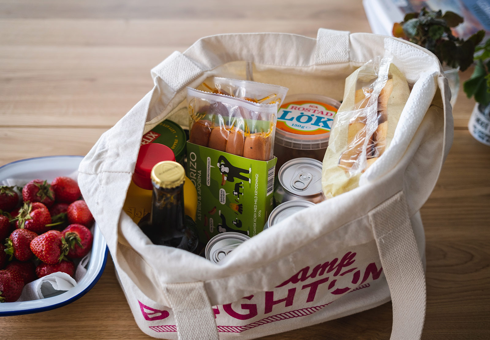 Bag of food