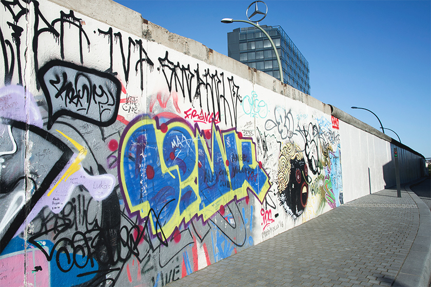 Graffiti on Berlin wall