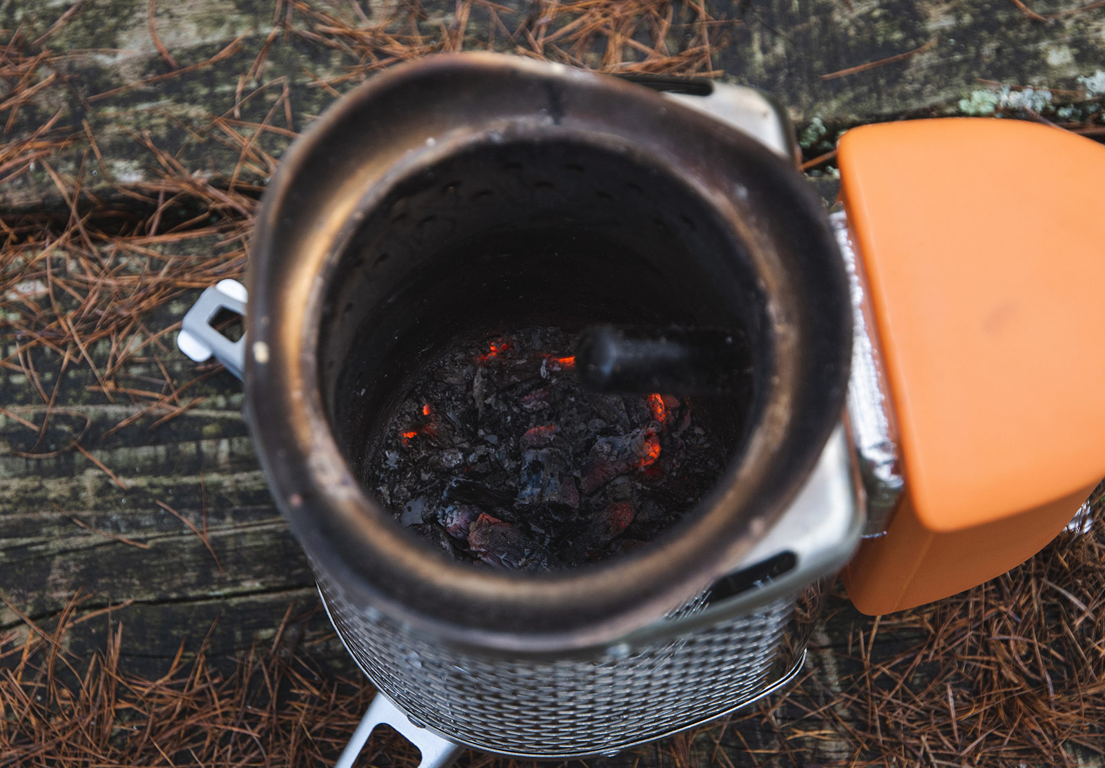 Burning embers