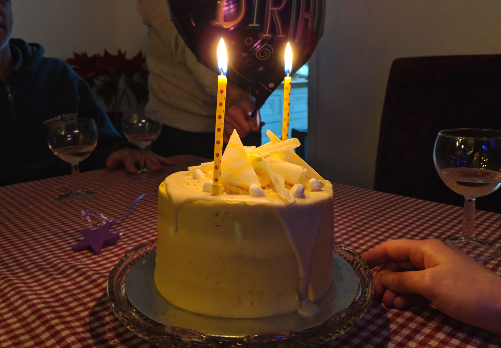 Cake with candles