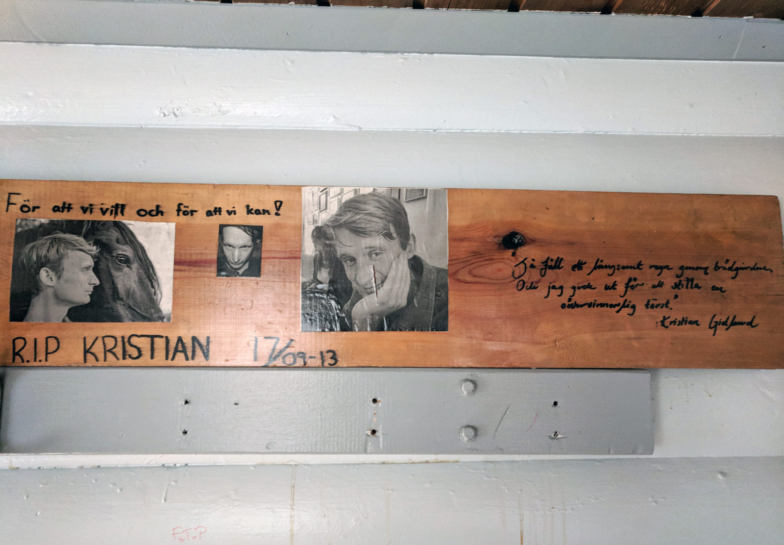 RIP and photo of man