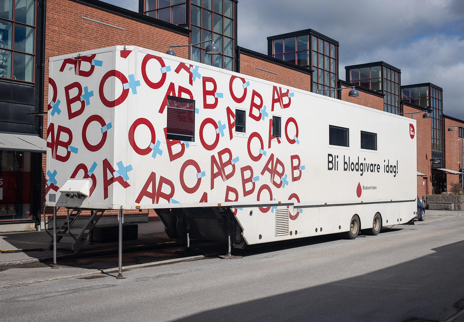 Blood donation van
