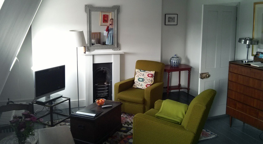 Living room at an Airbnb Brighton