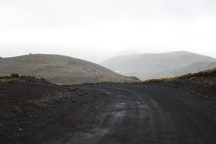 Black road