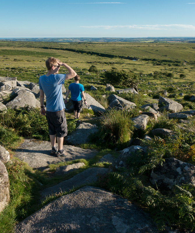 Looking over Bodmin Moor