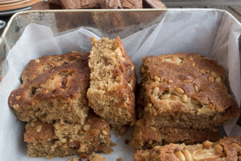 Cake in tin