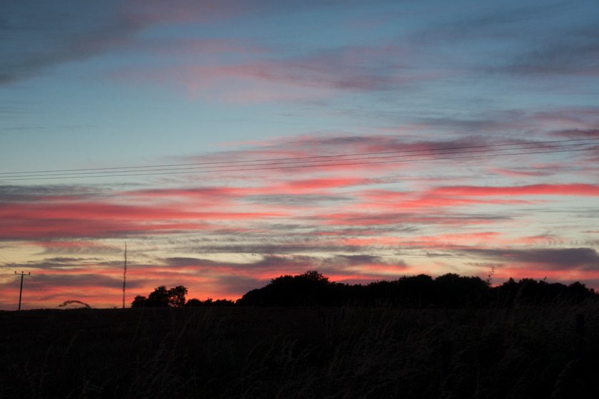 Sky at sunset