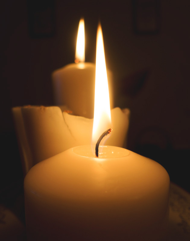 Candle flames