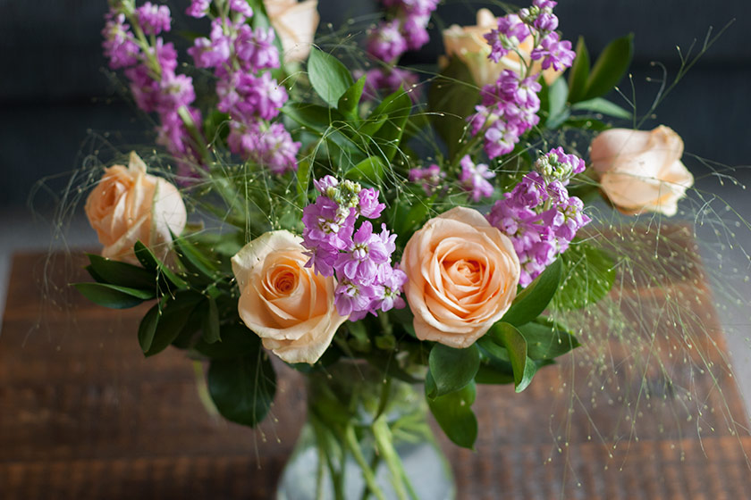 Closeup of Summer bouquet