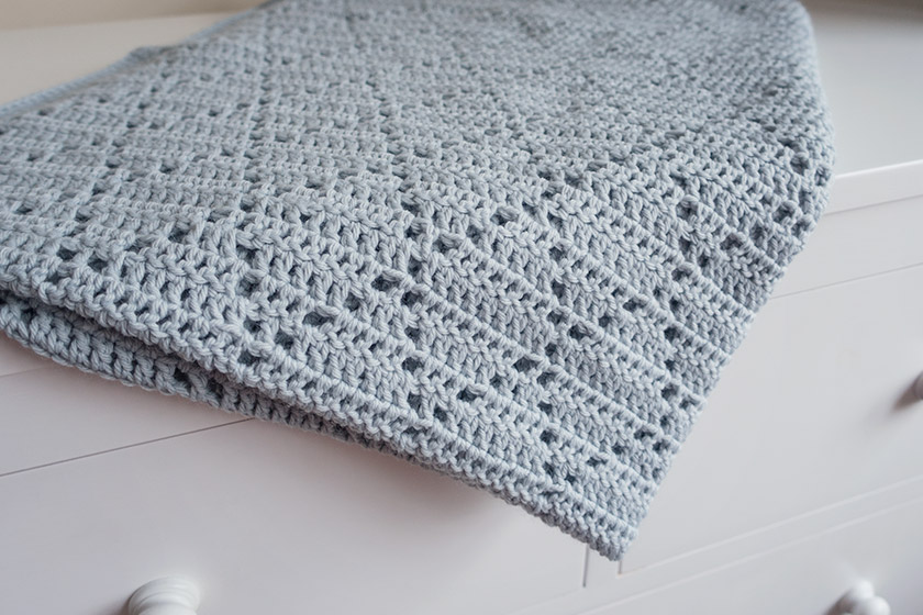 Crochet diamond stitch