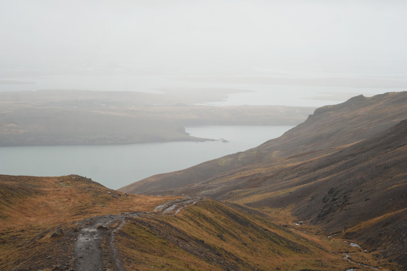 View towards Reykjavík