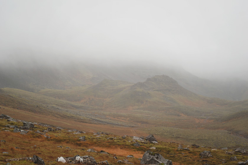 Mountain in the mist