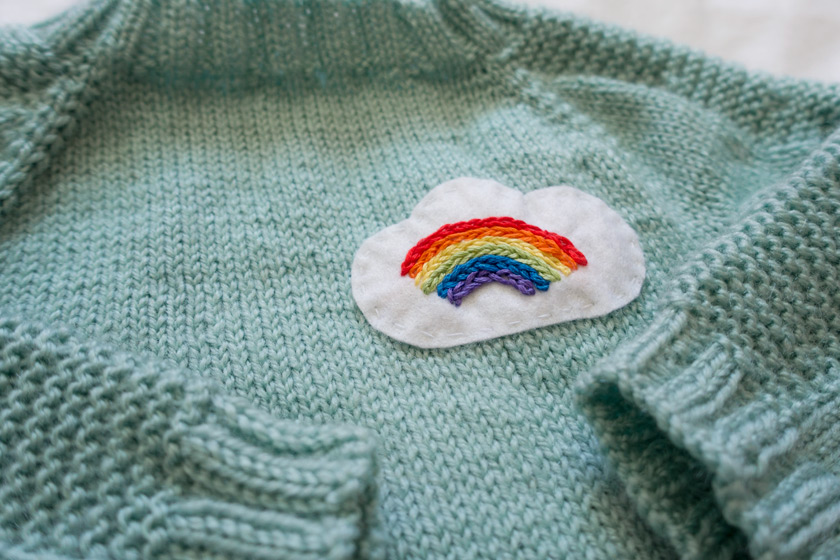 Close up knitted jumper