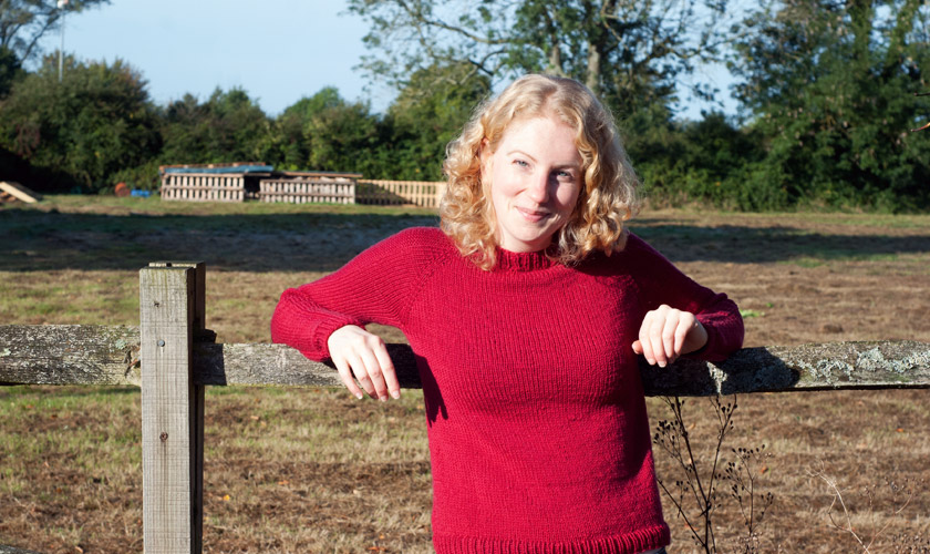 Red Flax pullover