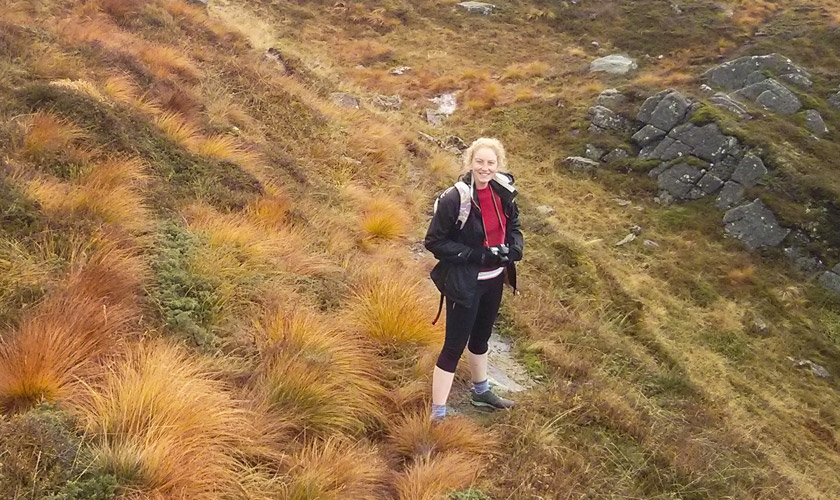Flax Pullover on a Norwegian mountain