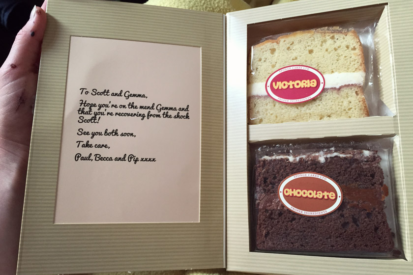 Cake in a box