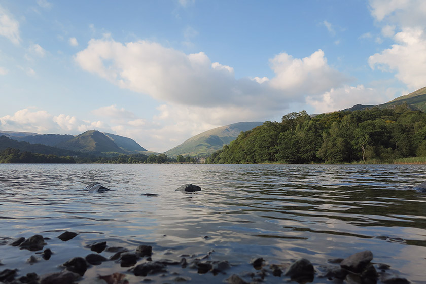 View over Grasmere lake