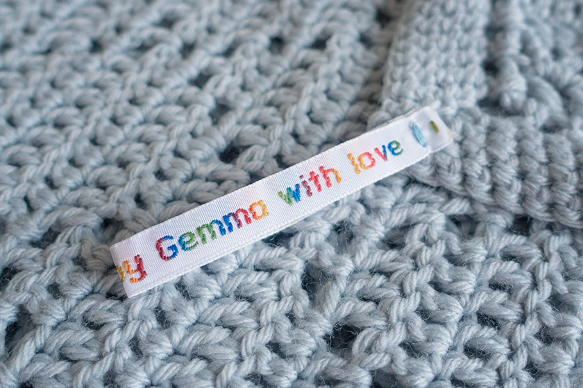 Handmade by Gemma tag