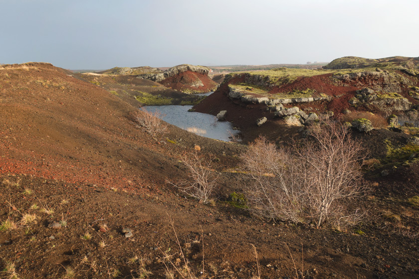 View across landscape