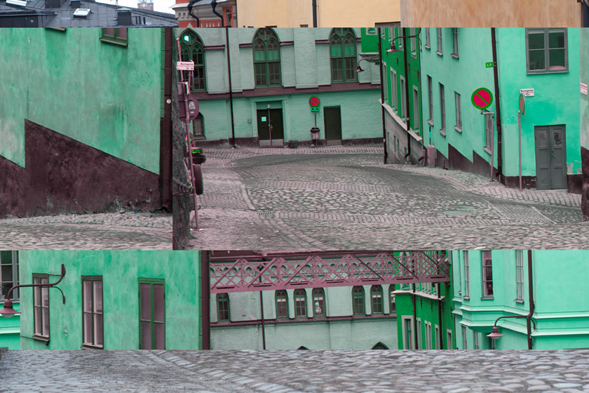 Fragmented street