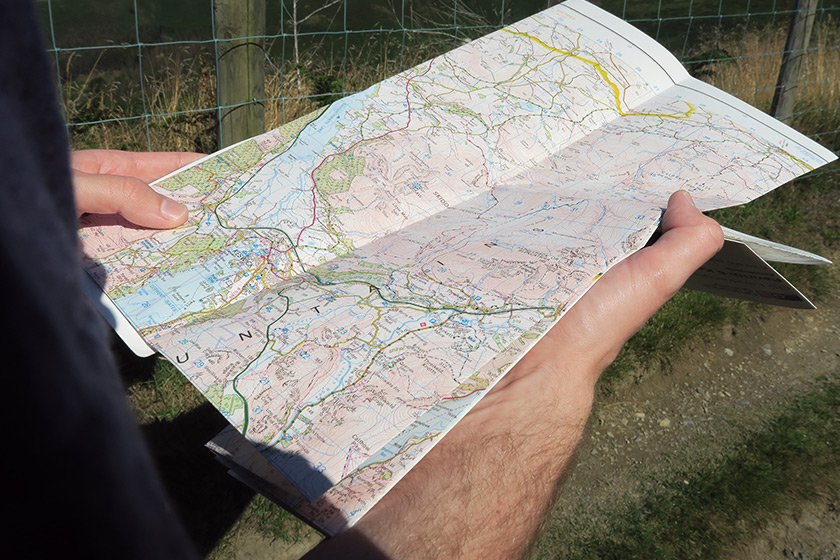 OS map of Keswick