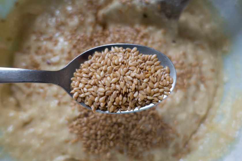 Spoon of linseed