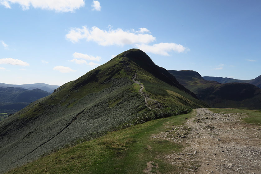 Green fell and trail