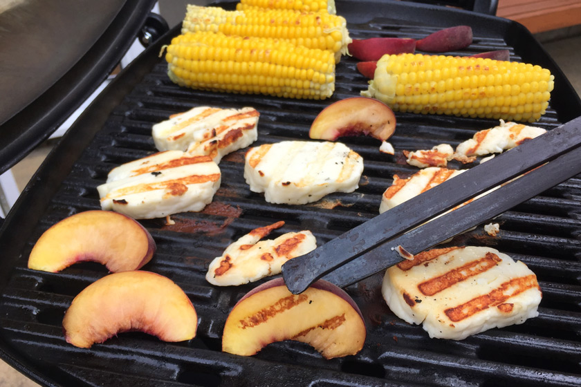 Food on bbq