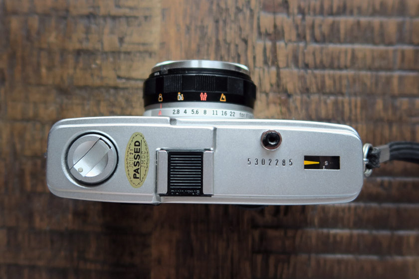 Top view of Olympus Trip 35