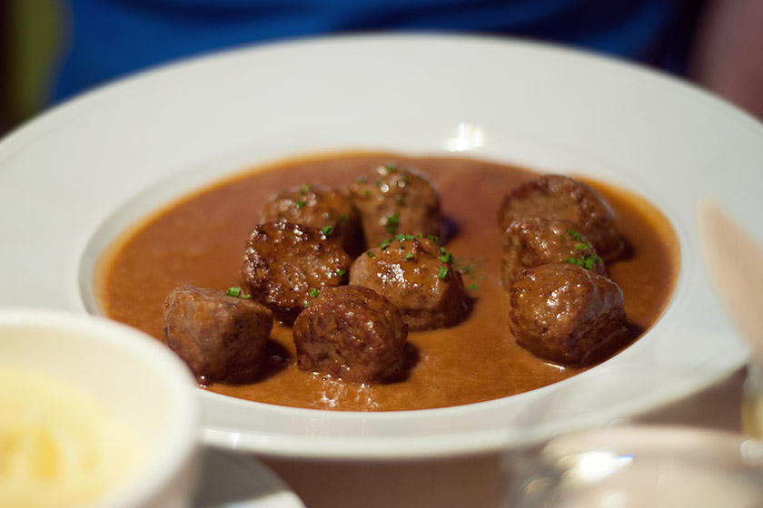 Swedish meatballs in sauce