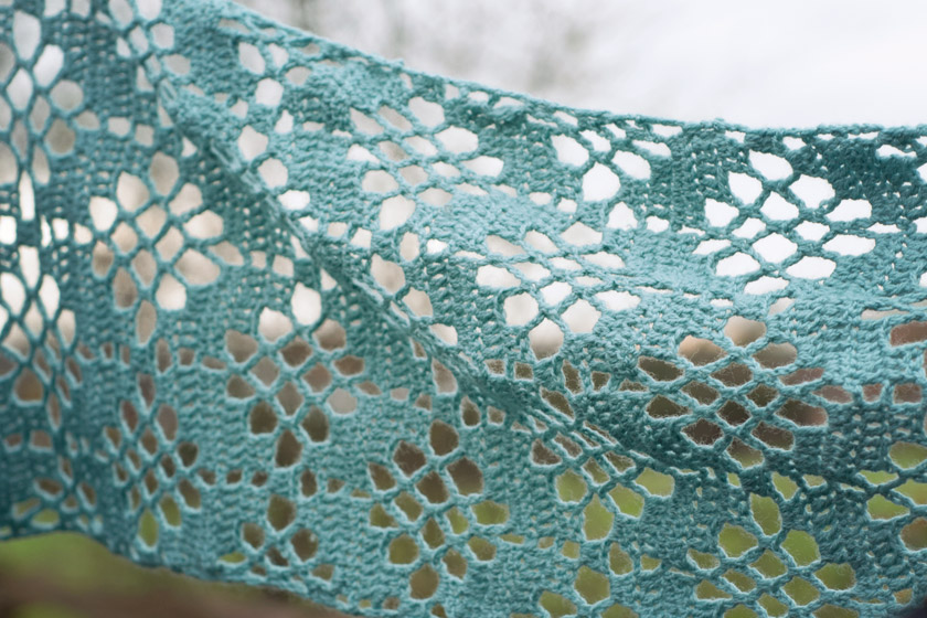 Crochet stitch detail