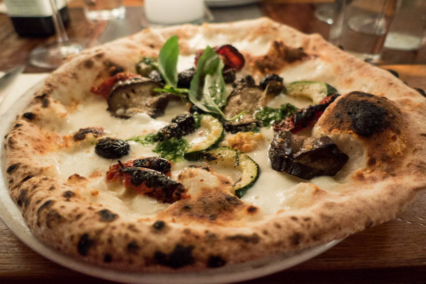 Rustic pizza