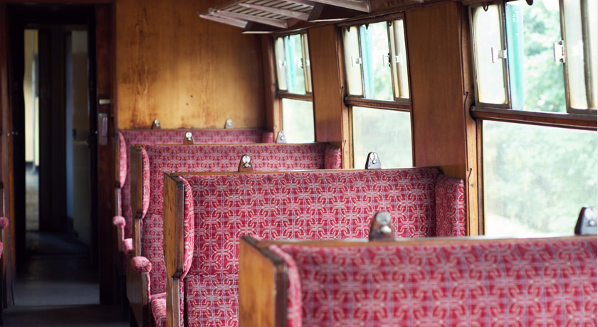 Train carriage interior
