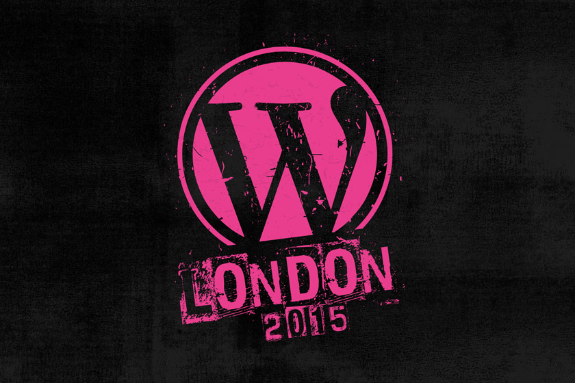 Pink WordCamp London logo
