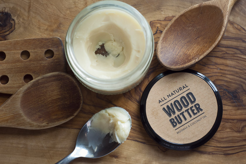 Wood butter on board
