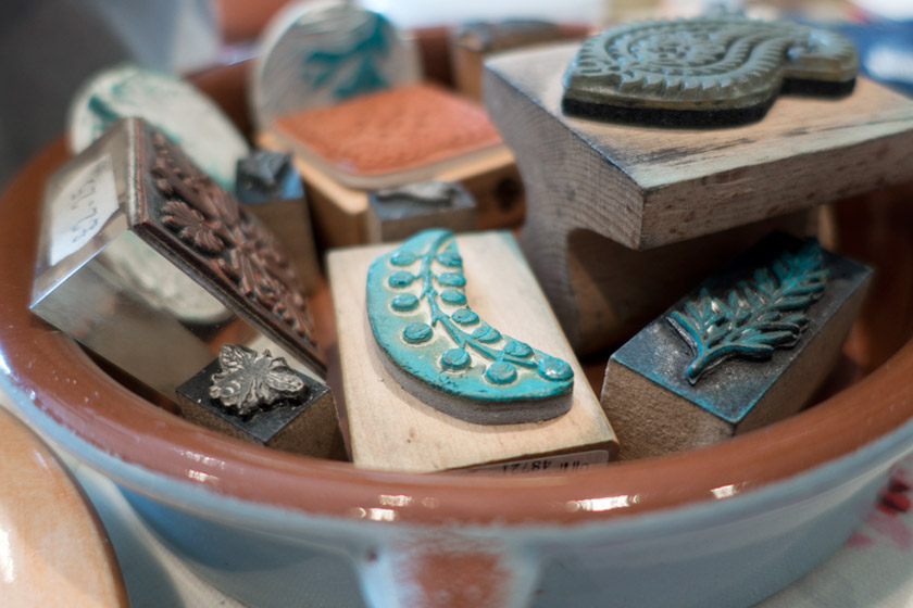 Wooden stamps