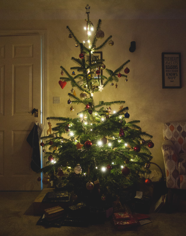 Decorated Christmas tree