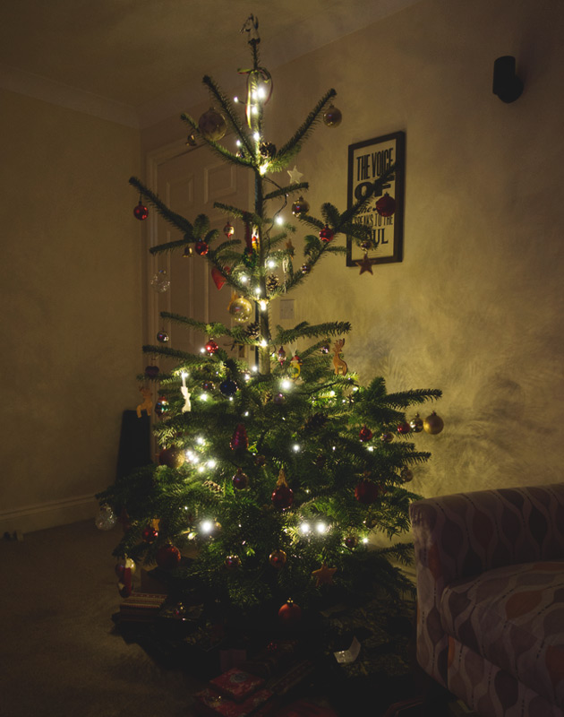Decorated Christmas tree