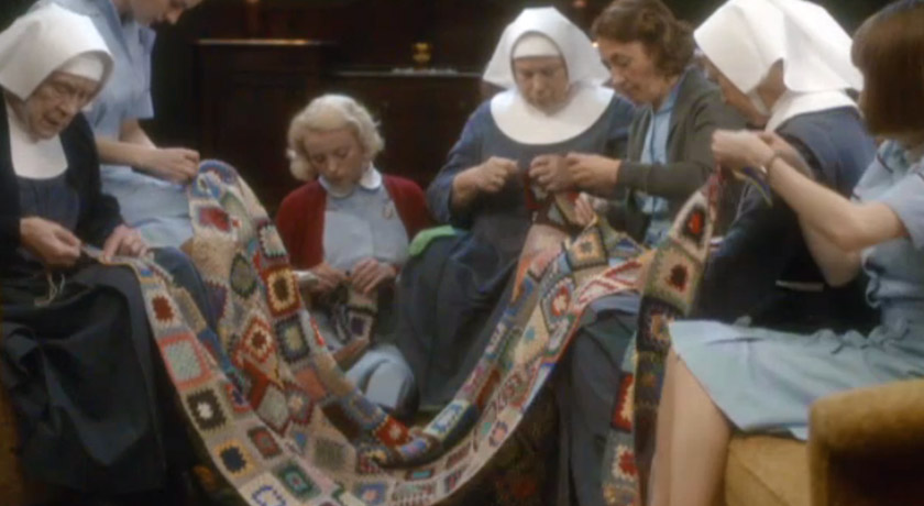Blanket in Call the Midwife TV series Call the midwife blanket