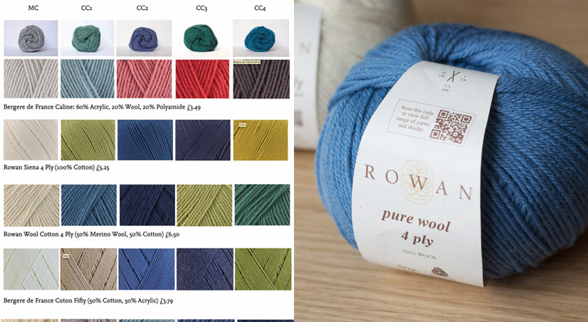 Wool swatches