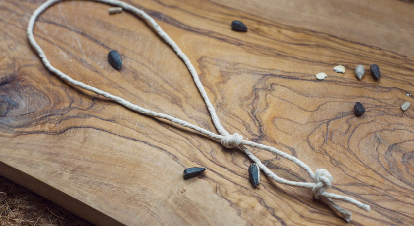 Knotted string