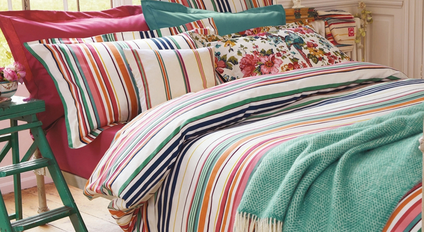 Jules bedding and quirky bedside tables